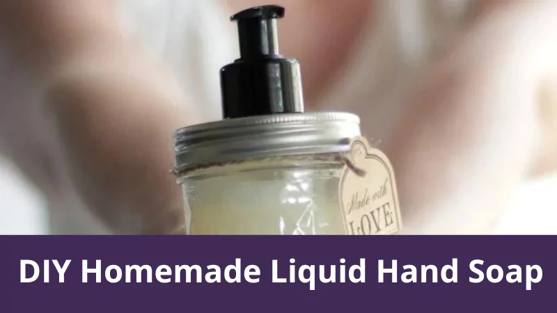 DIY Homemade Liquid Hand Soap