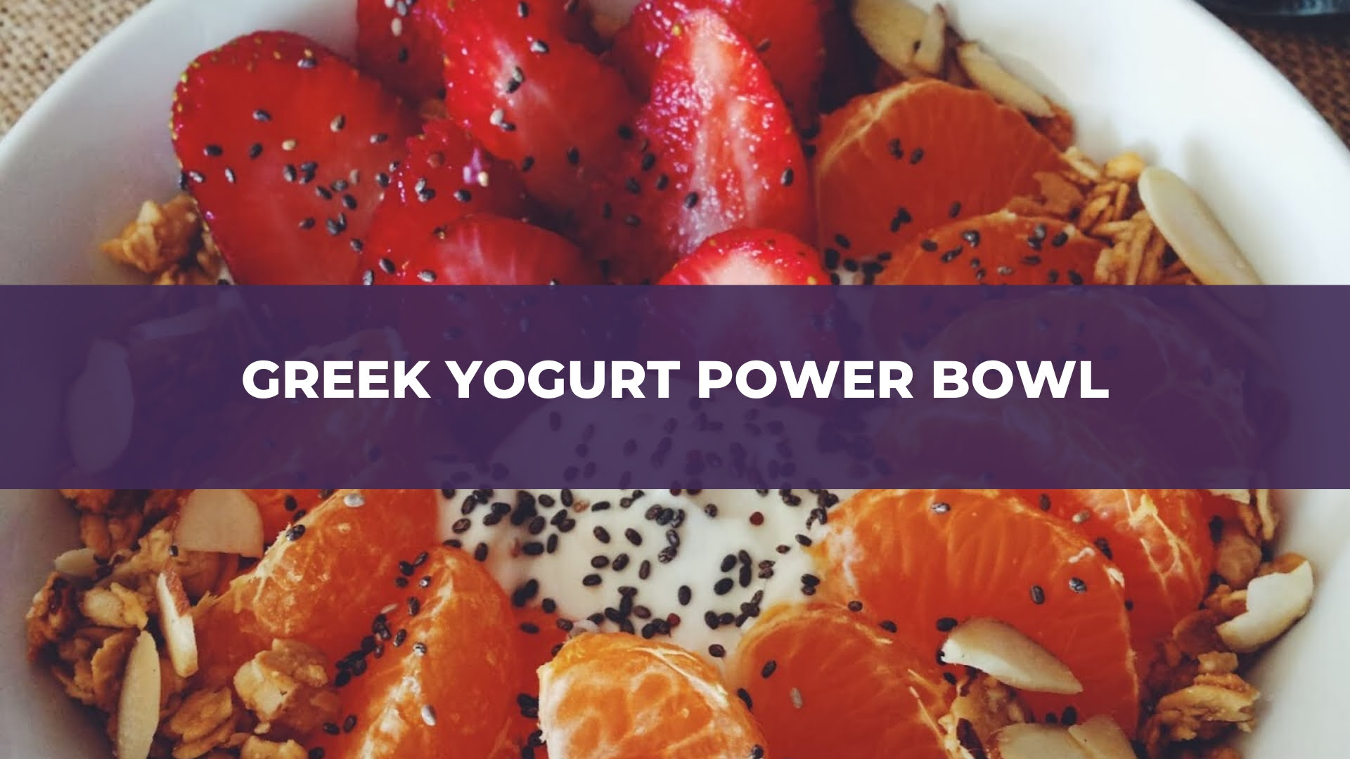 Greek Yogurt Bowl - MTHFR Support Australia