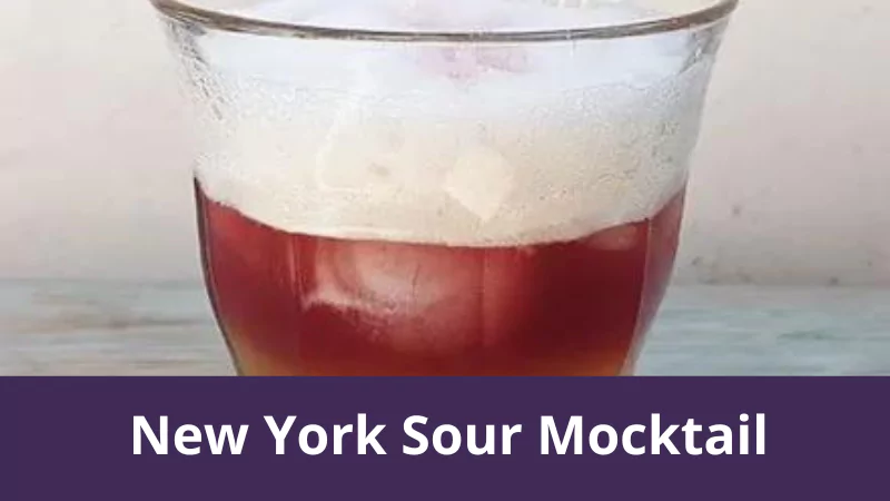 New York Sour Mocktail