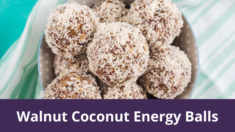 Walnut Coconut Energy Balls